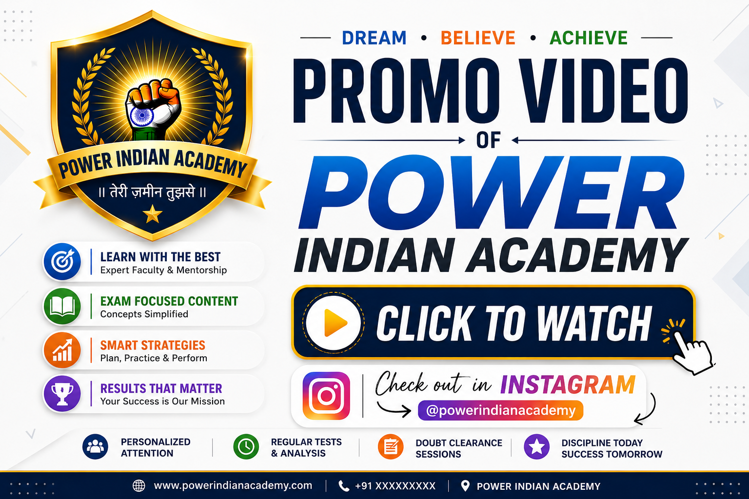 Power Indian Academy Promo 3
